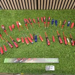 Profesionele elektra schroevendraaiers Haupa, Partij, zwart/rood